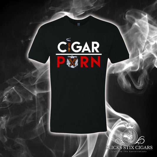 BLACK CIGAR PXRN MEN'S CREW NECK T-SHIRT